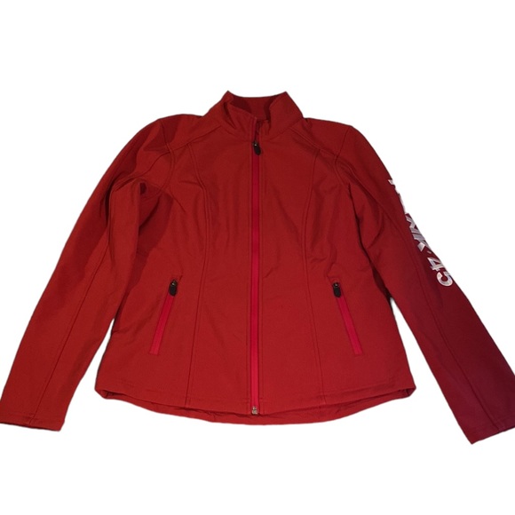 RANK 45® WOMEN'S SOFT SHELL LOGO RIDING JACKET - Picture 3 of 7